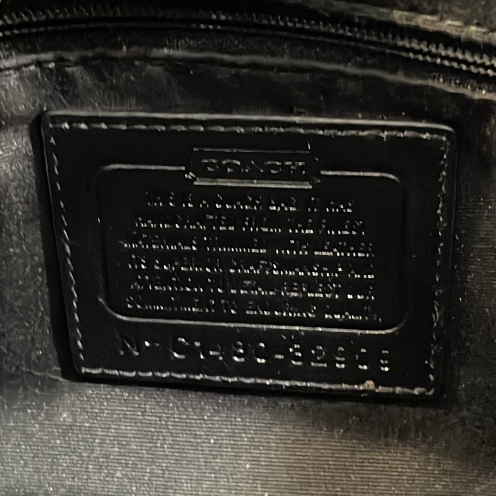 COACH SHOULDER BAG/CROSSBODY SIGNATURE CANVAS AND LEATHER. - Picture 11 of 16